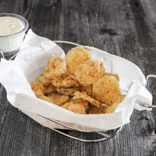Fried Pickles with Ranch