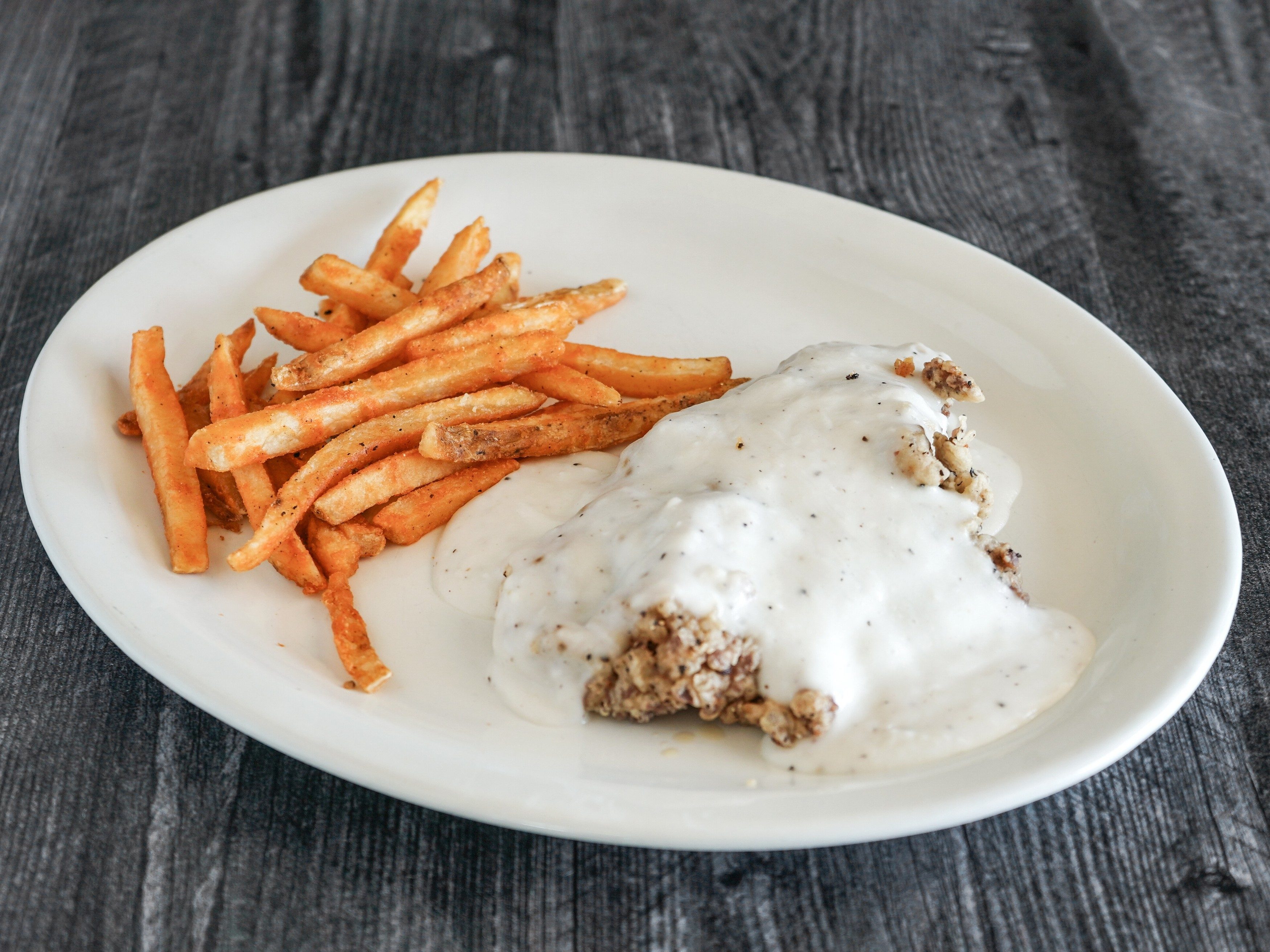 Chicken Fried Steak 1/2.